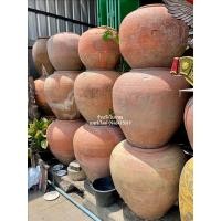 ราคา โอ่งแดงโบราณ โอ่งสมัยอยุธยา ตุ่มแดง ตุ่มศิลปะอยุธยา ใบใหญ่ (29334566408)