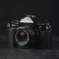 ราคา สําหรับ Canon A1 กรณี Handmade ของแท้หนังครึ่งฟิล์มกล้องป้องกันกรณี F1/AE-1 AE1 กรณีอุปกรณ์เสริมการถ่ายภาพ (50752479626)