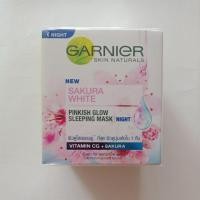 ราคา การ์นิเย่ สกิน แนทเชอรัลส์ ซากุระ ไวท์ พิงคิช โกลว์ สลีปปิ้ง มาส์ก#ถูกที่สุด (2081934542)
