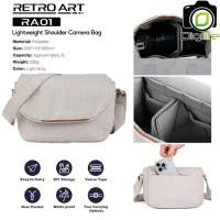 ราคา Retro Art Bag RA01 - Lightweight Shoulder Camera Bag กระเป๋ากล้อง กันน้ำ ใส่กล้องและอุปกรณ์ / Digilife Thailand (49053477144)