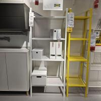ราคา [ของแท้จาก​ IKEA]​ LERBERG ชั้นวางของ 4 ชั้น (60×148ซม) แลร์แบร์ก สีขาว (25907409532)