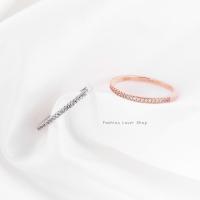 ราคา แหวนมินิมอล แหวนแต่งงาน แหวนเพชร เงินแท้925 พร้อมส่ง (14789421409)