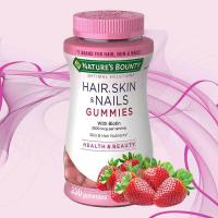 ราคา Nature’s Bounty แบรนด์ #1 วิตามินบำรุงผม ผิว & เล็บ แบบ Gummy with Biotin 230 ชิ้น รสสตรอเบอร์รี่ เห็นผลตั้งแต่กระปุกแรก (6248065888)