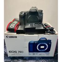ราคา Body กล้อง Canon eos70d Shutter3,xxx สภาพใหม่มากๆอุปกรณ์ครบกล่อง ตำนิ เปิดไม่ติด‼️ (25662242551)