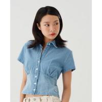 ราคา ส่งต่อ Mali classic-เสื้อเชิ้ตแขนสั้นยีนส์ (44405188524)