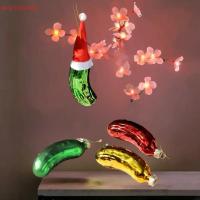 ราคา (อบอุ่น) 1ชิ้นเครื่องประดับต้นคริสต์มาสแก้วแตงกวาจี้สร้างสรรค์ดองแตงกวาจี้ตกแต่งต้นคริสต์มาส (42077111429)