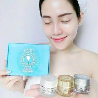 ราคา ครีม หน้า ขาว ใส ของแท้ ลดรอยสิว สิว ฝ้า กระ รอยดำ รอยสิว ริ้วรอย ครีมทาฝ้า ครีมทาหน้า 5g. 3กระปุก (7521614271)
