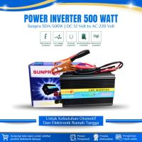 ราคา POWER INVERTER 500 วัตต์ DC 12V เป็น AC 220V SUNPRO SDA-500W INVERTER PURE SINE WAVE INVERTER CAR (51006182808)