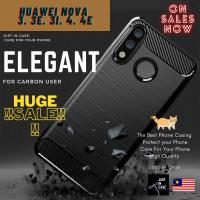 ราคา Huawei Nova 3 Nova 3E Nova 3I Nova 4 Nova 4E เกราะที่ทนทานคาร์บอนไฟเบอร์เคสโทรศัพท์ปลอกฝาครอบ (21880118428)