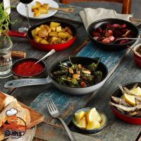 ราคา ✘STAUB ฝรั่งเศสเคลือบเหล็กหล่อกระทะขนาดเล็กเดี่ยวไข่เจียวทาปาสหม้อเล็กกระทะขนาดเล็ก 16 ซม. ซื้อจากเยอรมนี (21184334564)