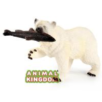 ราคา Animal Kingdom โมเดลสัตว์ Bear หมี โพล่า คาบปลา ขนาด 19.00 CM (จากหาดใหญ่) (23082307656)