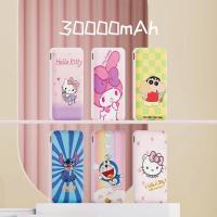 ราคา Powerbank แบตสำรองลายการ์ตูนน่ารัก 30000mah มีพร้อมสาย4เส้นในต้ว ใช้สะดวกทันใจ (18311605000)