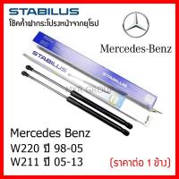 ราคา Stabilus โช๊คค้ำฝากระโปรงหน้า OEM โช้คฝากระโปรงหน้าแท้จากเยอรมัน Benz S Class W220 98-05 W221 05-13 (16100716964)