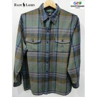 ราคา Ralph Lauren แท้ เสื้อเชิ๊ตแขนยาวสปอตวินเทส (1596773272)