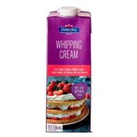 ราคา วิปปิ้งครีม Whip Cream UHT Emborg ขนาด 1ลิตร (7752428263)