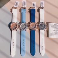 ราคา Guess ของแท้100% แฟชั่นอวดเพชรสีไล่ระดับนาฬิกาแบรนด์ผู้หญิงดีไซน์สามตา W1098L1 W1098L3 W1098L5 W1098L6 - 36MM FA-44 (23339037947)