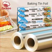 ราคา Zackoo 10/20/40M Aluminium Foil for Baking Wrap Disposable Airfryer Oven BBQ Tin Foil Food Grade Oil Paper Kitchen Cater (29513003640)