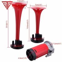 ราคา แตรลม แตรลมสําหรับรถทุกชนิด จากรถมอเตอร์ไซด์ จักรยานไฟฟ้า รถยนต์ รถบรรทุก รถทําเอง...ลําโพงสีแดง 2 ตัว (41163496540)