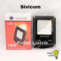 ราคา Sivicom 10w LED Spotlight + Bubble Wrap Floodled LED Spotlight กันน้ํา IP65 10watt (28787943869)