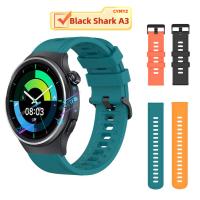 ราคา สาย Black Shark A3 สายซิลิโคนสําหรับ Black Shark A3 สายนาฬิกาอัจฉริยะ สายรัดข้อมือแบบสปอร์ต (26525527506)