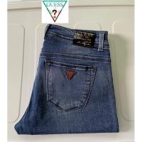 ราคา {เอว29-30}ผ้ายืดGUESS E.S.T.1981 ป้ายดำแท้%%มือ2 (19371051231)