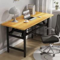 ราคา 【2ชั้น】โต๊ะพับ โต๊ะพับอเนกประสงค์ Folding Table โต๊ะทำงานไม้ พับได้ไม่ต้องประกอบ โต๊ะคอมพิวเตอร์ โต๊ะเขียนหน (40957646709)