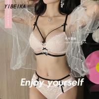 ราคา ชุดชั้นในลูกไม้ บราไร้โครง เซ็กซี่ มีฟองน้ำดันทรง ดันทรง อกชิด ผ้านุ่มใส่สบาย เสื้อในและกางเกง (26900394957)