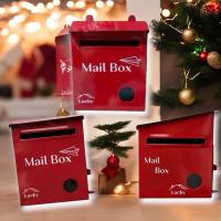 ราคา ตู้จดหมายไปรษณีย์หน้าบ้าน สีแดง (24187965289)