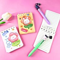 ราคา สมุดโน๊ต ลายการ์ตูน สมุดจดบันทึก เล่มเล็ก ขนาดA7 แบบสันห่วงบน น่ารัก สไตล์เกาหลี พกพาสะดวก คละลาย (21870958505)