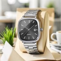 ราคา การเคลื่อนไหวนําเข้า Swiss Mens 18k Platinum Quartz Watch Non-Automatic Mechanical Watch สุภาพสตรีที่มีชื่อเสียงนาฬิกา 8801.19 (47954918794)