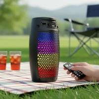 ราคา ลําโพงบลูทูธไร้สายพร้อมเสียงสเตอริโอคู่ ใช้งานกลางแจ้ง รองรับการเล่นไฟล์ TF/USB วิทยุ FM ระบบประกาศเสียง พกพาสะดวก เบสแน่น สําหรับสมาร์ทโฟน (55005400048)