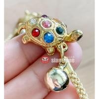 ราคา เต่าทองพลอย7สี สุขภาพแข็งแรง เครื่องรางญี่ปุ่น (1880981669)