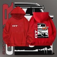 ราคา ✨ผ้าฝ้าย Hoodie ผ้าฝ้าย 100% เสื้อฮู้ด พิมพ์ลายรถยนต์ Nissan R34 GODZILLA Skyline GTR ใส่ได้ ทั้ง ใส่สบาย ไม่หด M-3XL (27422401558)