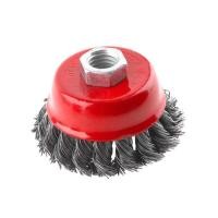 ราคา TUF แปรงลวดเหล็กรูปถ้วยแบบถักเปีย HM-TS30150 ขนาด 3นิ้วX10X1.5mm. - (16772337905)