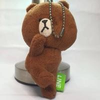 ราคา หมีบราวน์ โคนี่ ตุ๊กตาไลน์ พวงกุญแจ Line brown cony moon sally James (47202738385)