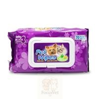 ราคา BOKDOK Pet Wipes บ๊อกด๊อก ทิชชู่เปียกเช็ดตัวสุนัขแมว ผ้าเปียกทำความสะอาดตัวสุนัขและแมว บรรจุ 70 แผ่น (42054650279)