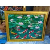 ราคา กรอบรูปภาพมง ปลา 9 ตัว ภาพสวยงาม มอบเป็น ของขวัญ ของที่ระลึก งานขึ้นบ้านใหม่ งานเกษียณ (26570667851)