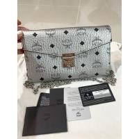 ราคา USED LIKE NEW MCM PATRICIA CONTINENTAL CROSSBODY WALLET ON CHAIN (27416112950)