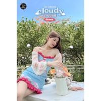 ราคา BLT BRAND การันตีเสื้อผ้าแบรนด์แท้ มินิเดรสสีฟ้าลายพิมพ์เจ้าดอกทิวลิป แขนเป็นผ้าบางๆ ตรงกลางสายไขว้บนอกและปลายกระโปรง (18015083721)