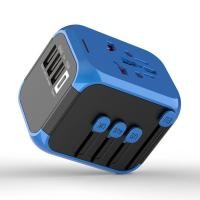ราคา หัวแปลงปลั๊กไฟเอนกประสงค์ UNIVERSAL TRAVEL ADAPTER PLUG Charger USB All-in-1 (2315184207)