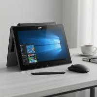 ราคา ฟิล์มกระจกนิรภัยขอบเต็ม 0.4 มม. รองรับ Acer Switch 11V SW5-173 ขนาด 11.6 นิ้ว (44605850748)