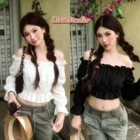 ราคา Lisaพร้อมส่งเสื้อปาดไหล่แขนยาว เสื้อเปิดไหล่ สม็อกไขว้หน้า งานสวยผ้า ใส่นุ่มสบายไม่คัน เสื้อปาดไหล่แฟชั่น (45454393595)