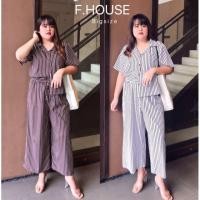 ราคา ◾ Set เชิ้ต ลายริ้วตรง ◾ ใส่แล้วพรางหุ่นสุดๆ เหมาะกับสาวอวบอ้วนอย่างเราจ้า (6627465577)