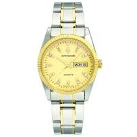 ราคา Sandoz นาฬิกา สายเหล็ก สองกษัตริย์ สีทอง SD89450AG01 (2807952628)
