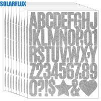 ราคา SOLARFLUX 5 แผ่นตัวอักษร Big Letter สติกเกอร์, 2/1.5 นิ้วตัวอักษรภาษาอังกฤษ AZ Glitter สติกเกอร์, Heart Gold Self กาวเงินตัวอักษรจํานวนสติกเกอร์สมุดภาพ (57356667828)