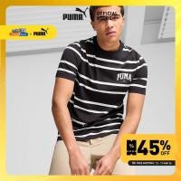 ราคา PUMA BASICS - เสื้อยืดผู้ชาย PUMA SQUAD สีดำ - 68179301 (42953321372)