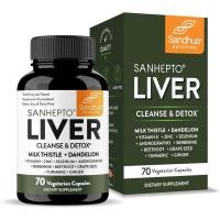 ราคา แซนด์ฮุส ล้างพิษและตับสนับสนุนการซ่อมแซม | 70 แคปซูล (1 แพ็ค) | ส่งเสริมตับ อาหารเสริมสมุนไพรเพื่อสุขภาพ | Milk Thistle รากดอกแดนดิไลอัน (56105888766)