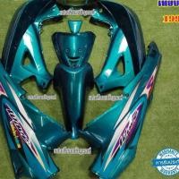 ราคา ชุดสี wave125Sหัวเถิกกุญแจกลม สีเขียวหัวเป็ด(10ชิ้น) (8640689161)