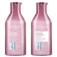 ราคา พร้อมส่ง ของแท้ Redken Volume Injection for Fine, Flat Hair Shampoo & Conditioner Duo (2x300ml) (24333434563)