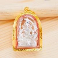 ราคา [ PCPY Jewelry ] จี้พระพิฆเนศ เทวสถานโบสถ์พราหมณ์ • กรอบทองคำแท้90% • กันน้ำ • พระแท้จากวัด • ปลุกเสกแล้ว [PA8] (29273771708)